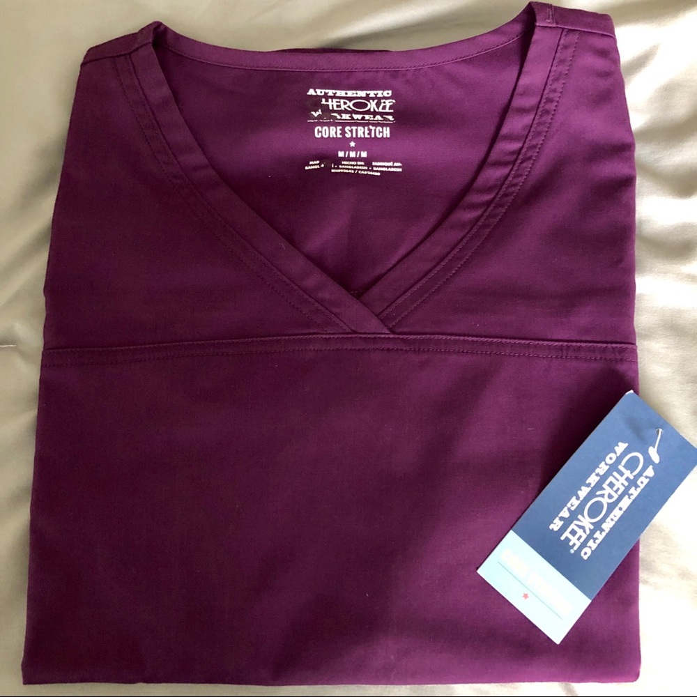 Cherokee Core Stretch Scrub Top
